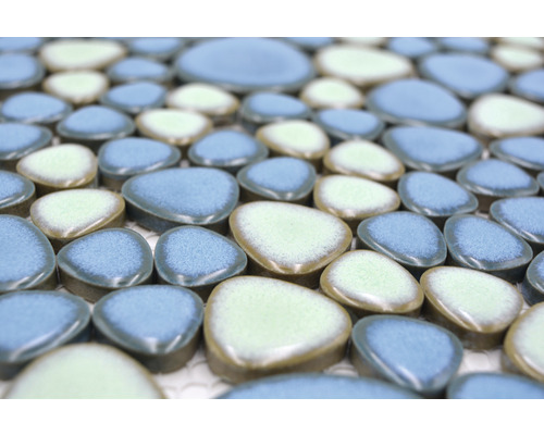 Keramické mozaikové dlaždice ve tvaru oblázků