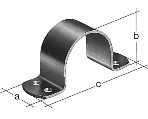 Trubková objímka s rozměry