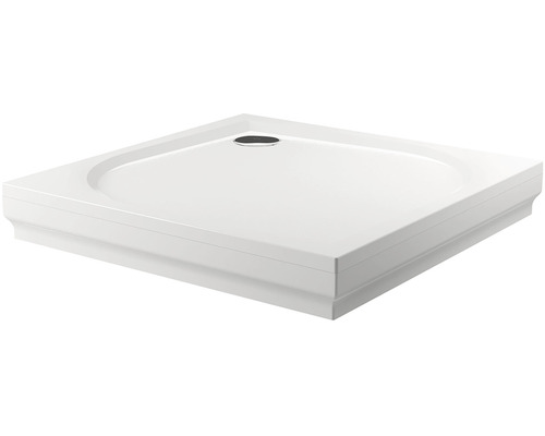 Čtvercová sprchová vanička z sanitárního akrylátu