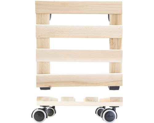 Dřevěná podložka s kolečky