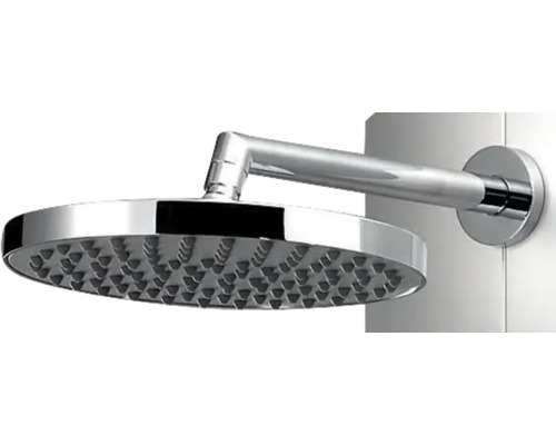 Kulatá sprchová hlavice z kovu