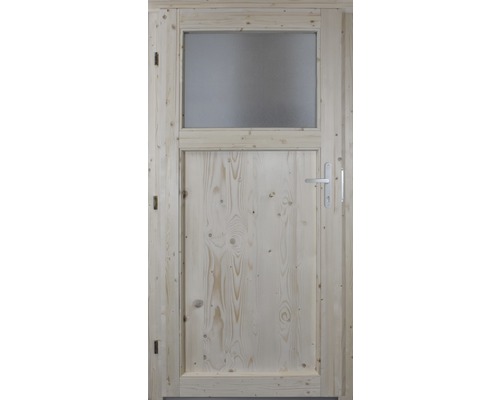 Dřevěné dveře se skleněnou výplní