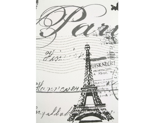 Dekorativní látka s motivy Paříže a Eiffelovy věže