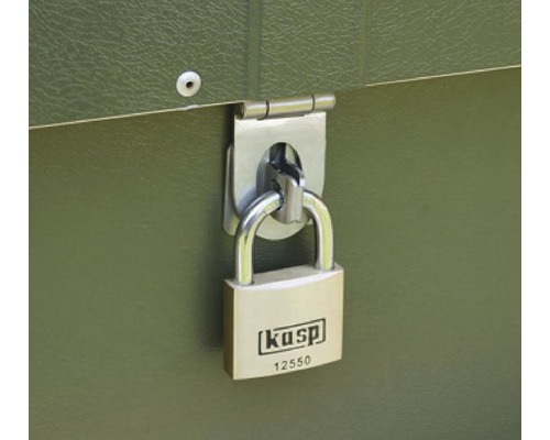 Visací zámek Kasp na krabici