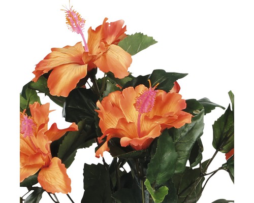 Umělý ibišek s listy