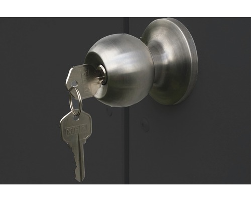 Koule dveří s klíčem v zámku