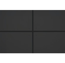 Tmavá kuchyňská dvířka s úzkými spárami