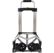 Skládací hliníkový vozík na zavazadla se dvěma koly