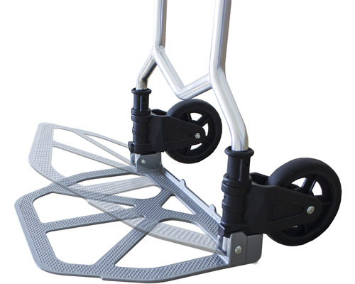 Detailní pohled na schodišťový vozík se sklopnou ložnou plochou