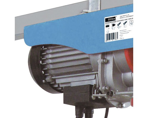 Detail elektrického lanového kladkostroje