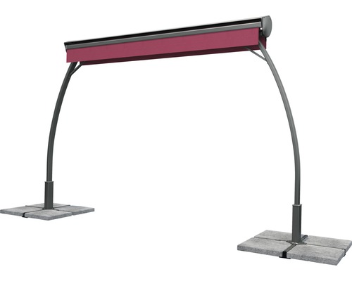 Volně stojící pergola se dvěma základy