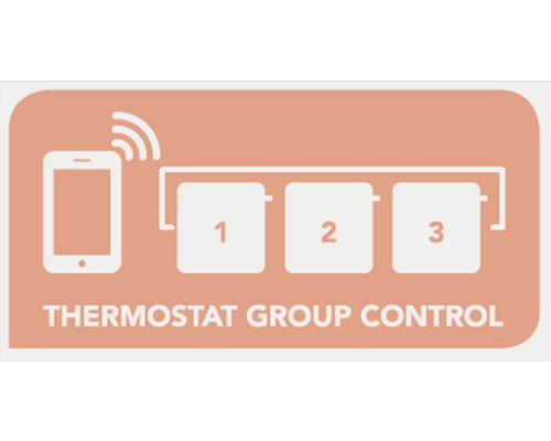 Skupinové ovládání termostatu