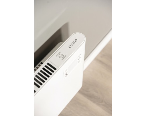 Logo Eurom na radiátoru