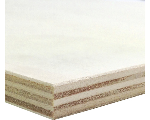 Detailní pohled na desku z dýhované překližky.