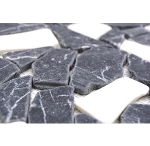 Mramorová mozaika Ciot 30,5x32,5 cm šedá bílá-thumb-2