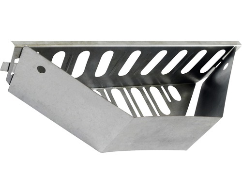 Kovová záchytná nádoba s výřezy