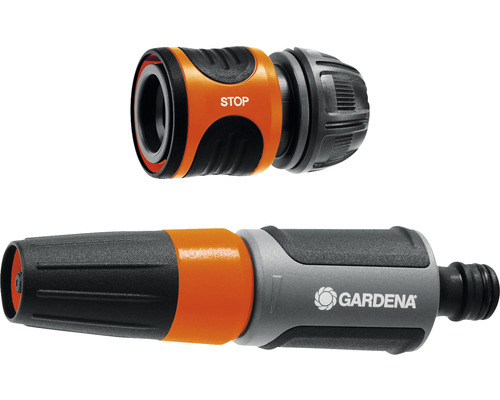 Gardena hadicová spojka s funkcí stop a stříkací tryskou