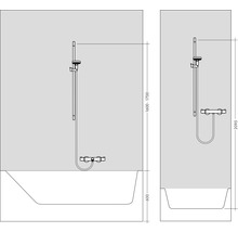 Sprchový set Hansgrohe Crometta Vario Exostat 1001CL 27812400-thumb-2