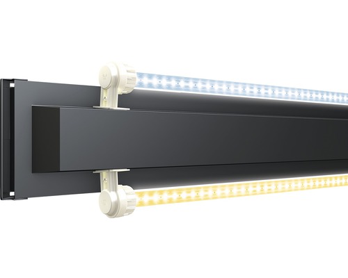 LED svítidlo s montážní lištou a dvěma zářivkami