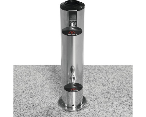 Nerezový dávkovač nápojů s logem Doppler