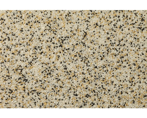 Detail omítkové plochy s tmavými a světlými zrny