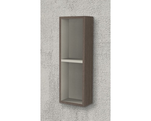 Závěsná police s jednou přihrádkou pro montáž na stěnu