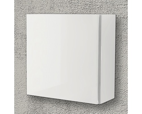 Bílá nástěnná skříňka pro skladování