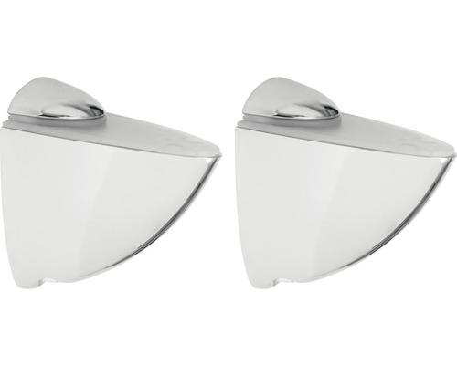 Dva držáky polic pro montáž na stěnu