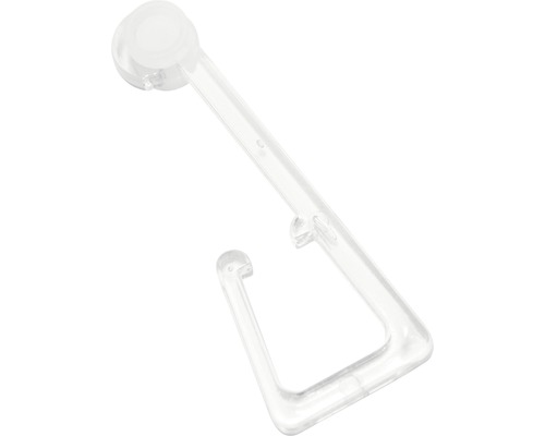 Průhledný válečkový kluzák pro záclonové kolejnice