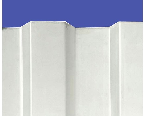 Detail trapézové plechové fasády