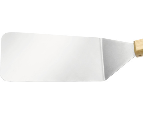 Obracečka na grilování z nerezové oceli s dřevěnou rukojetí