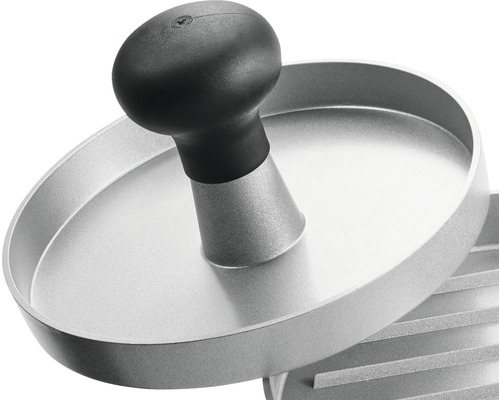 Kovový lis na hamburgery s rukojetí