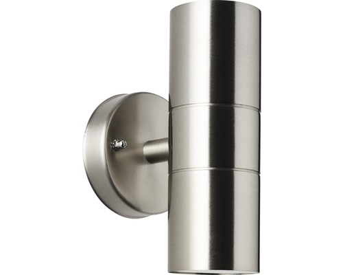 Nástěnné svítidlo z kovu se dvěma žárovkami