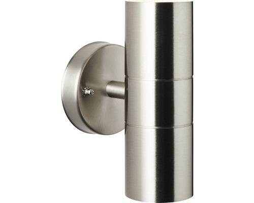 Nástěnné svítidlo z kovu se dvěma světelnými zdroji