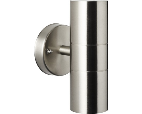 Dvouplamenné venkovní nástěnné svítidlo z kovu