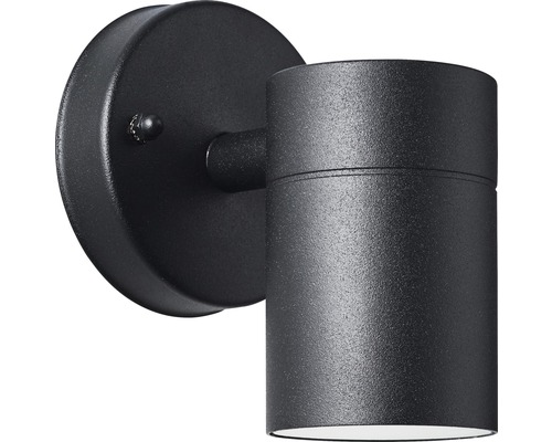 Černé venkovní nástěnné svítidlo