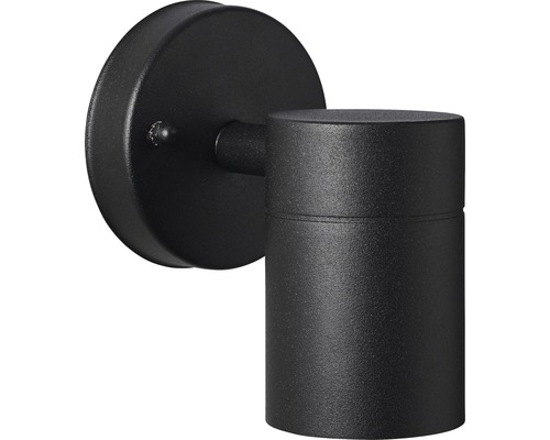 Černé venkovní nástěnné svítidlo