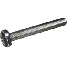 Jeden kovový šroub s křížovou hlavou