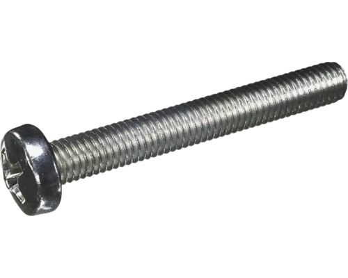 Jeden kovový šroub s křížovou hlavou