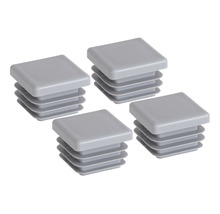 Čtvercové trubkové zátky z plastu