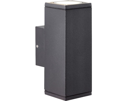 Černé venkovní nástěnné svítidlo