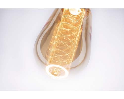 Dekorativní žárovka se spirálovým vláknem