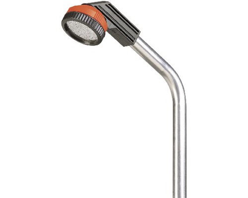 Zahradní sprcha s kovovou sprchovou hlavicí
