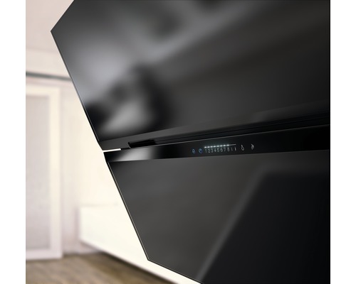 Detail odsavače par s ovládacím panelem