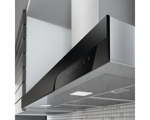 Odsavač par s digitálním displejem v kuchyni