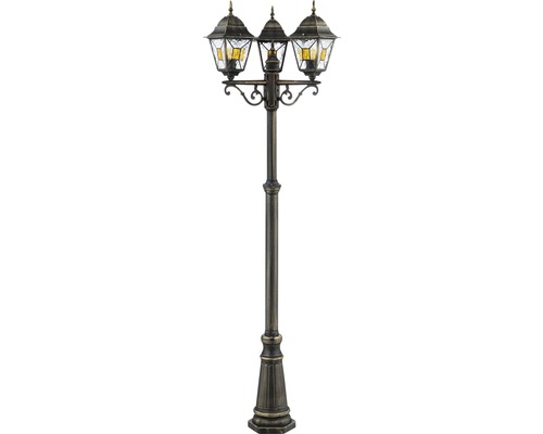 Volně stojící venkovní svítidlo se třemi lampami
