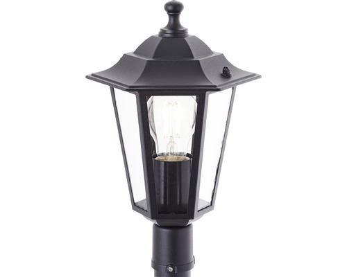 Lucerna pro montáž na sloup s žárovkou