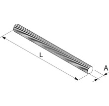 Závitová tyč s podložkou a maticí Fischer FIS-GS M8x110 mm, 4 kusy, pro chemické kotvy-thumb-1