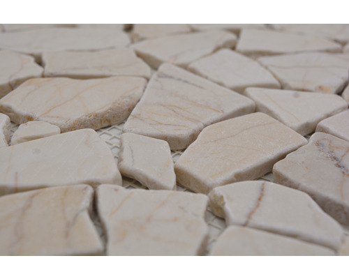 Mramorové mozaikové dlaždice na síti