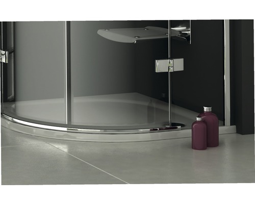 Vyobrazený sprchový kout se sedátkem